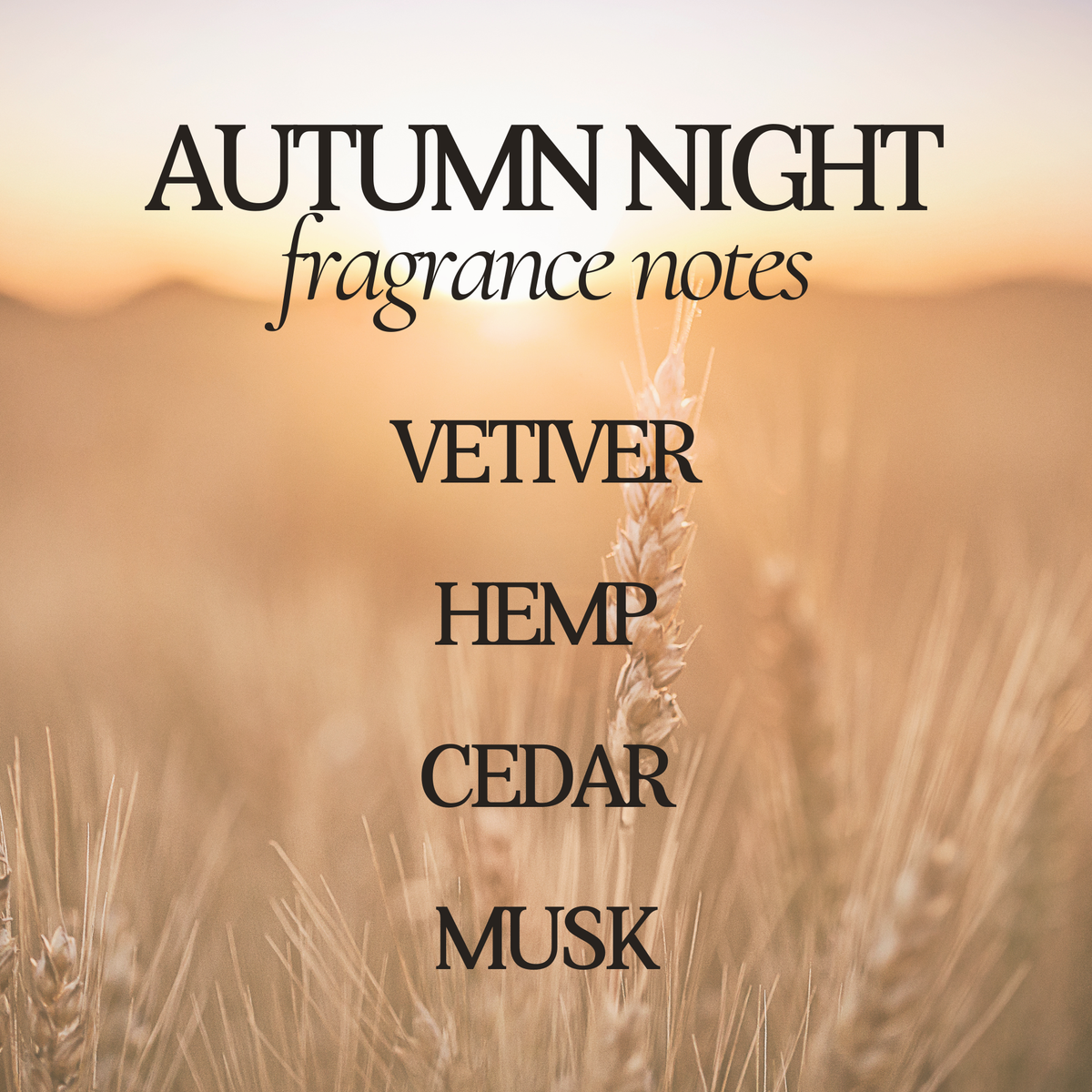 Autumn Night 12 oz Soy Candle