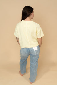 Robbie Knit Top - Butter Yellow