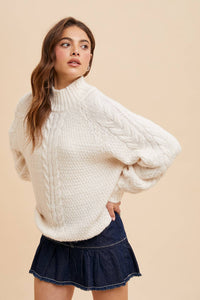 Mellisa Chunky Knit Turtleneck Sweater