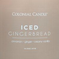 Iced Gingerbread Scented Jar Candle, Soy Blend Wax, 14.5oz