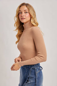 Essential Ribbed Turtleneck Sweater