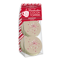 White Chocolate Peppermint Marshmallow Toppers