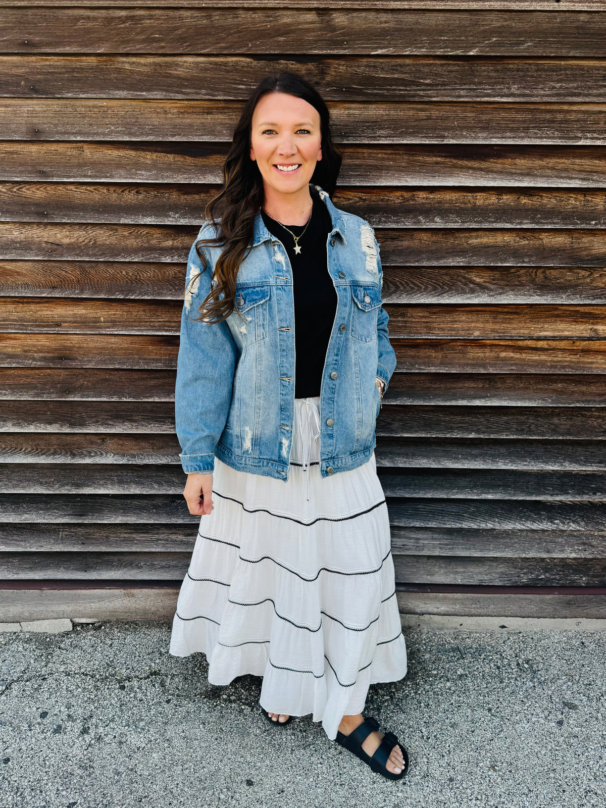Willow Breeze Tiered Maxi Skirt