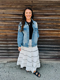 Willow Breeze Tiered Maxi Skirt