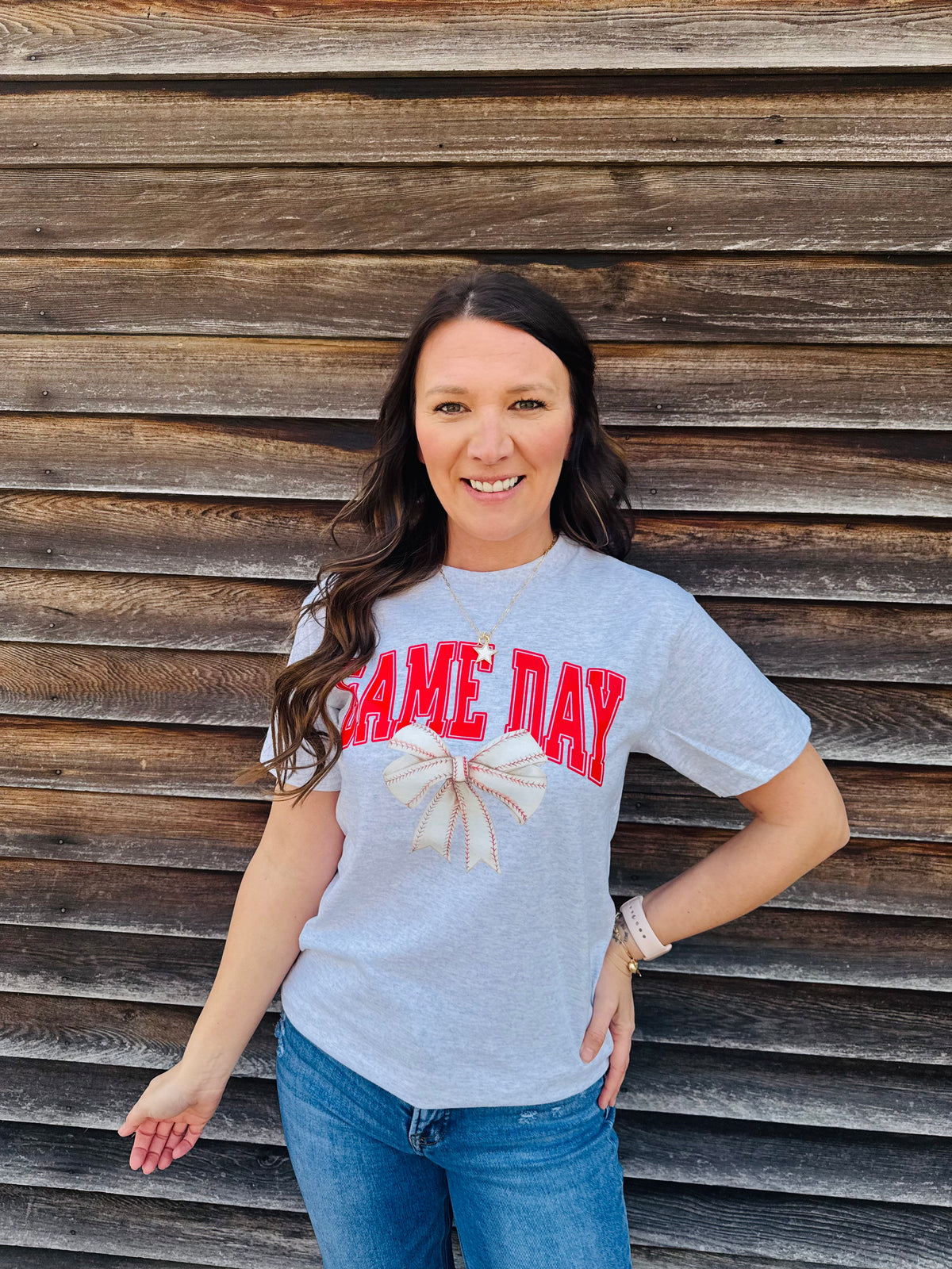 Gameday Bow Graphic tee