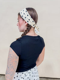 Serena Ribbed Cap Sleeve Top - Black