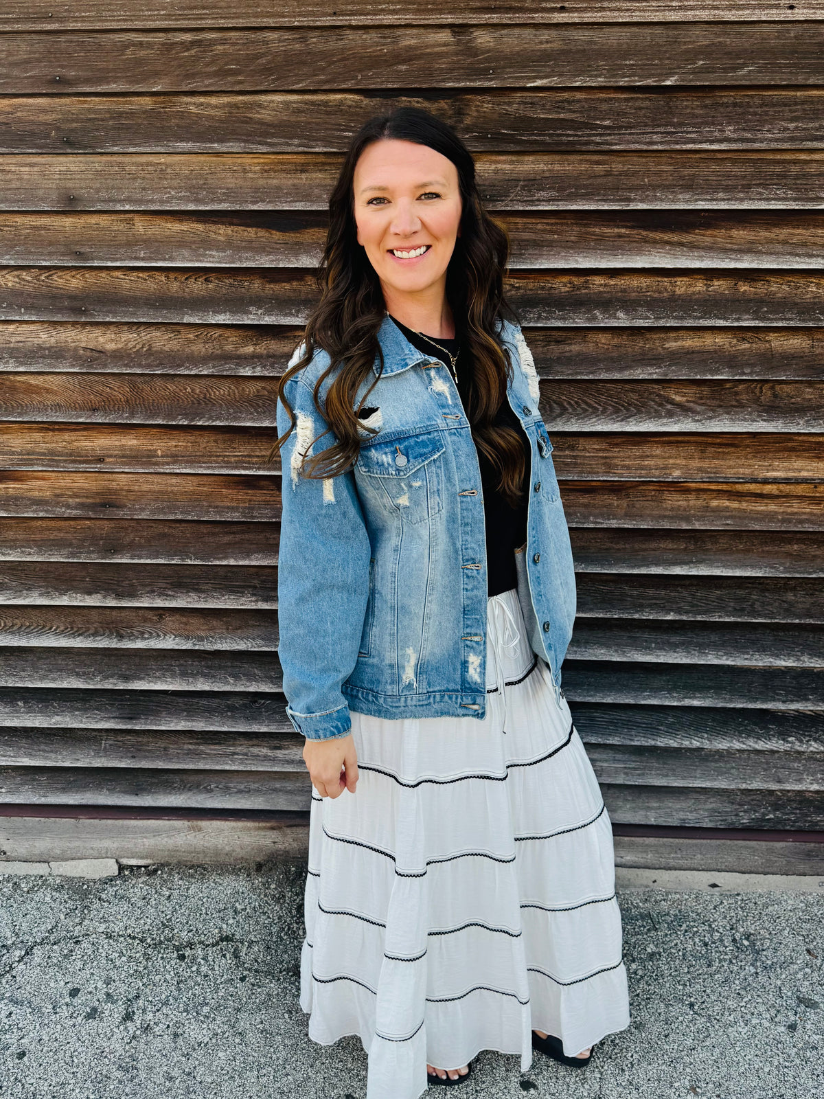 Willow Breeze Tiered Maxi Skirt