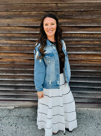 Willow Breeze Tiered Maxi Skirt