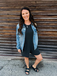 Pocket Detail Sleeveless Comfy Romper
