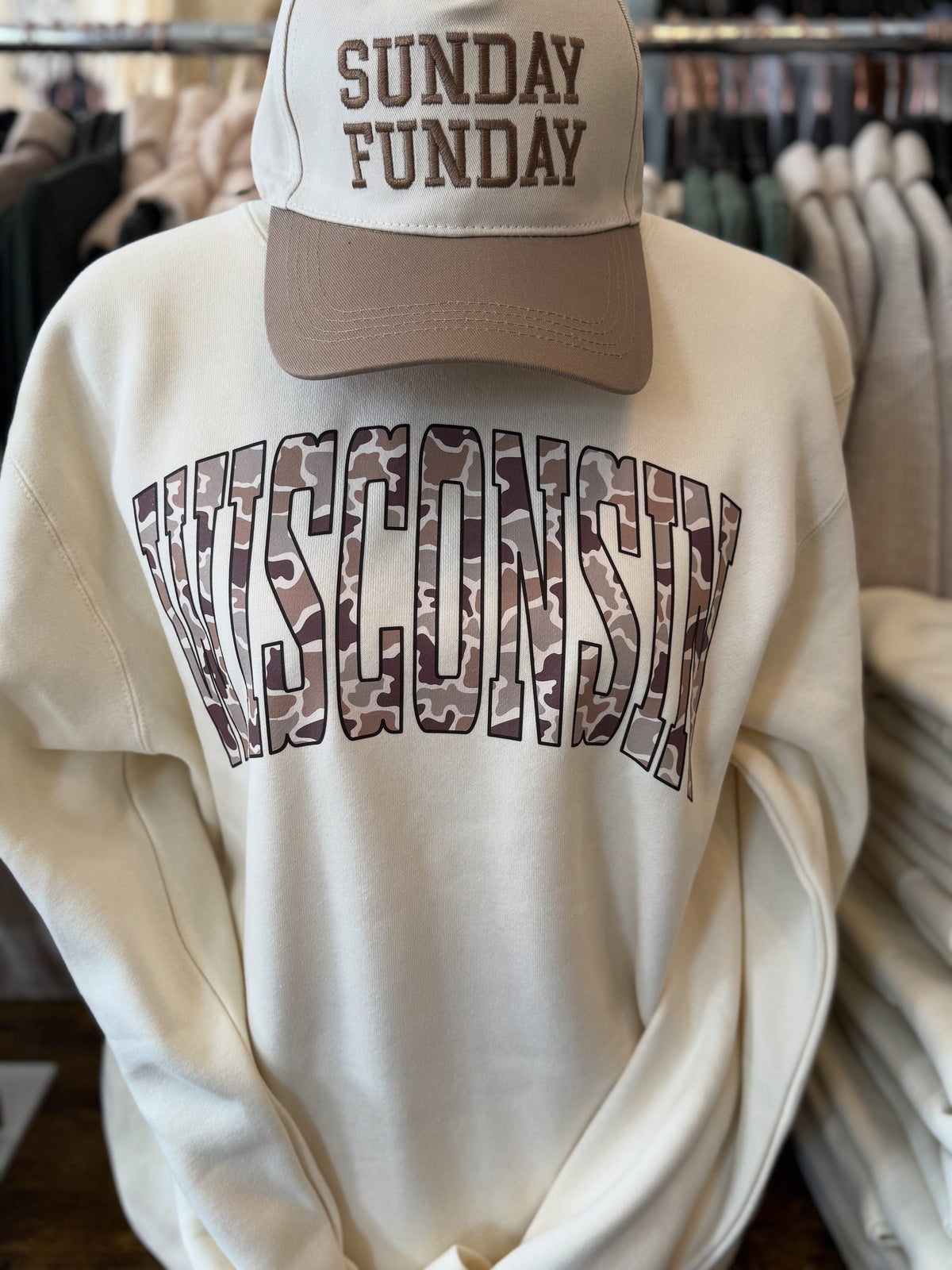 Wisconsin Camo Sweatshirt