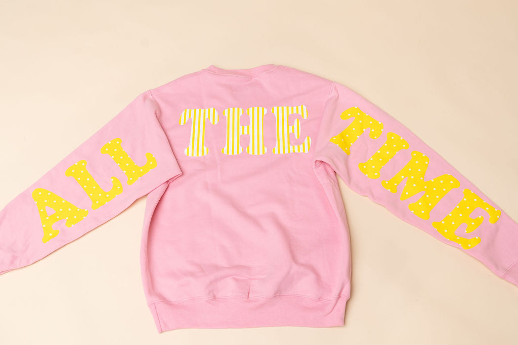 God Is Good All The Time Sweatshirt - Pink