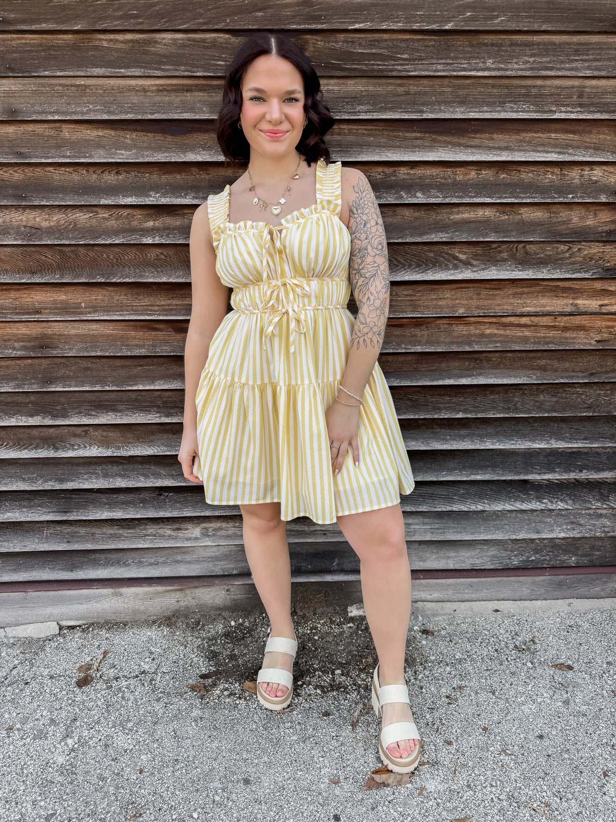 Sunbeam Charm Mini Dress