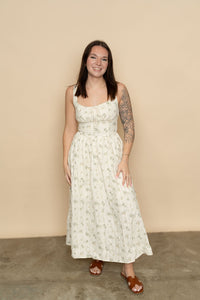 Fran Floral Midi Dress