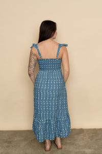 Darlene Floral Embroidered Maxi Dress