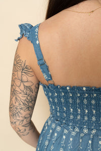 Darlene Floral Embroidered Maxi Dress