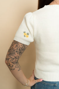 Gretchen Floral Embroidered Sweater