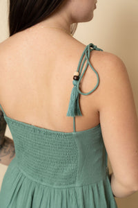 Heather Embroidered Tiered Maxi Sun Dress