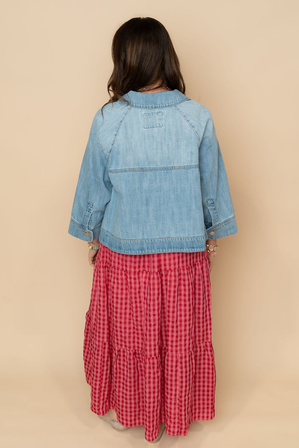 Sofie Gingham Maxi Dress