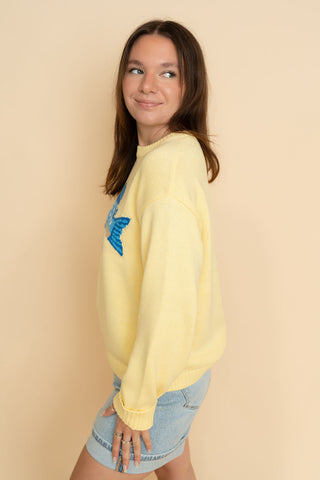 Willow Fish Sweater - Yellow