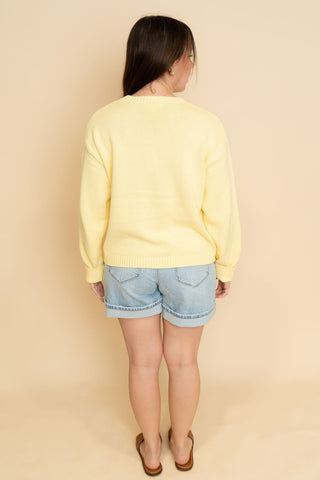 Willow Fish Sweater - Yellow