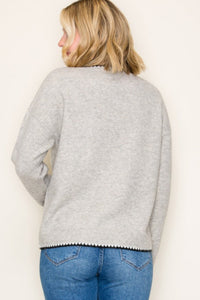 Molly Color Trimmed Pullover