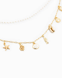Maxi Sea Life Charm Layered Necklace