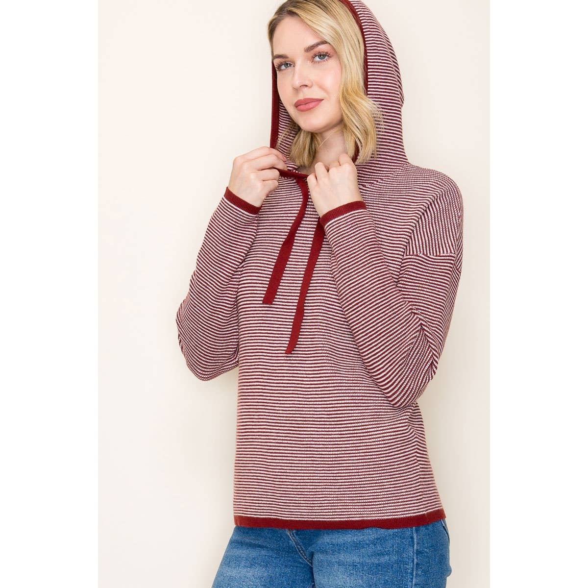 Heather Waffle Pullover