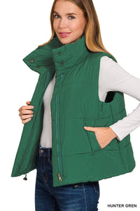 Zoey Zip Up Puffer Vest
