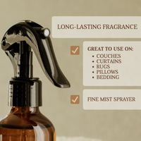 Autumn Night Fall Room Spray - 4 oz Amber Glass Bottle