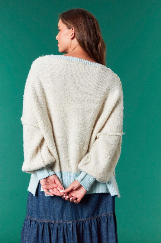 Sequin Bear Nutcracker Sweater