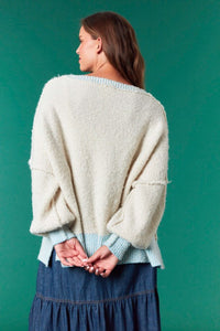 Sequin Bear Nutcracker Sweater