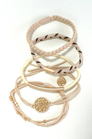 Bracelet Hair Tie Sets - Wild Lavender Boutique