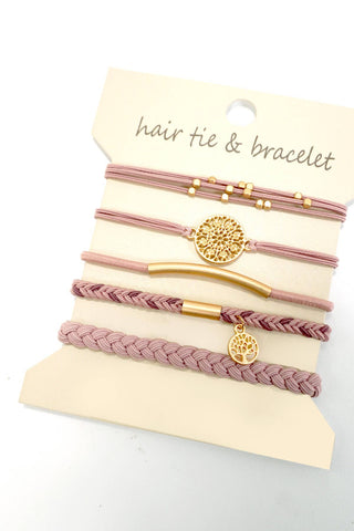 Bracelet Hair Tie Sets - Wild Lavender Boutique