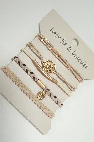 Bracelet Hair Tie Sets - Wild Lavender Boutique