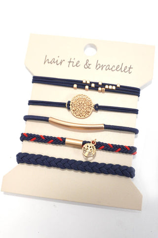 Bracelet Hair Tie Sets - Wild Lavender Boutique