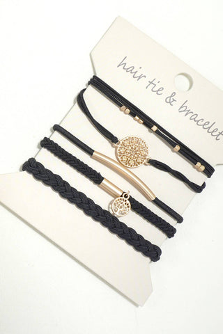 Bracelet Hair Tie Sets - Wild Lavender Boutique