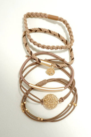 Bracelet Hair Tie Sets - Wild Lavender Boutique