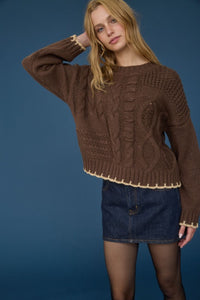 Khloe Calbe Knit Sweater