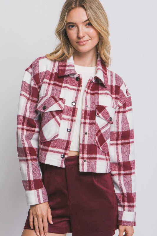 Jessie Cropped Shacket