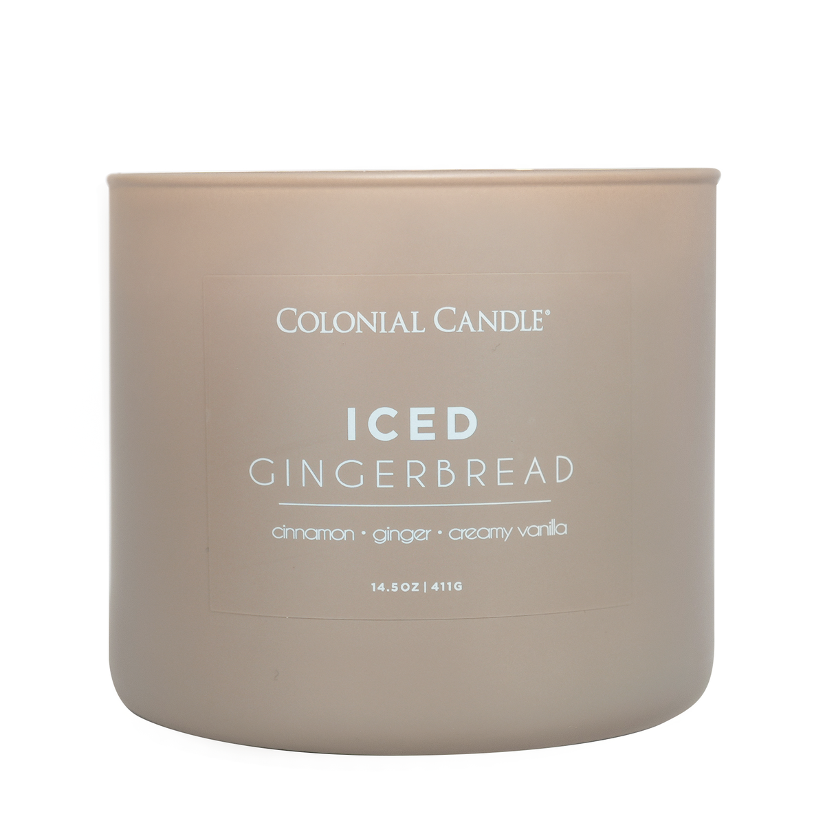 Iced Gingerbread Scented Jar Candle, Soy Blend Wax, 14.5oz