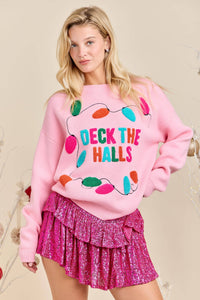 Deck The Halls Holiday Knit Sweater