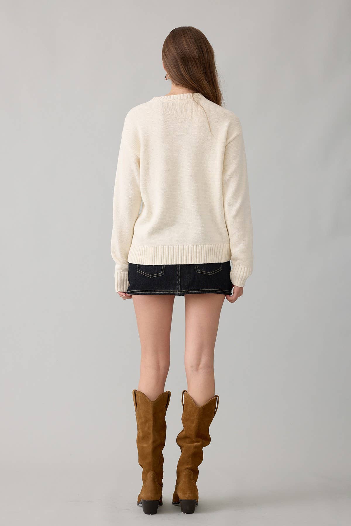 Western Boot Sweater