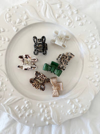 Mini Bowtie Assorted Hair Claws