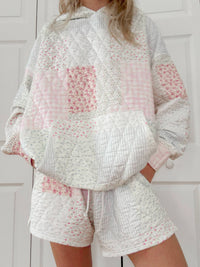 Quilted Pastel Hoodie