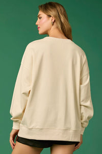 Candy Cane Sequin Pull Over