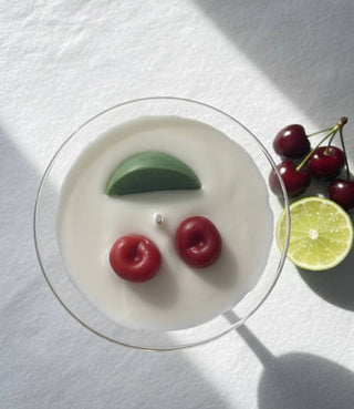 Cherry on Top – Cherry Martini Candle (8oz) - Wild Lavender Boutique