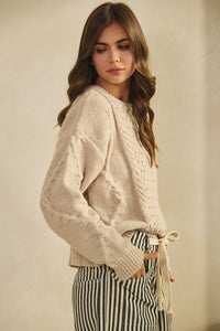 Classic Knit Sweater - Oatmeal