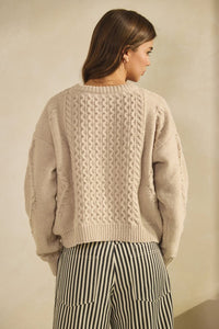 Classic Knit Sweater - Oatmeal
