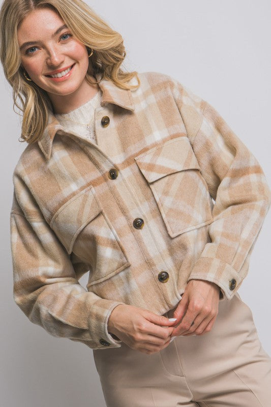Jessie Cropped Shacket