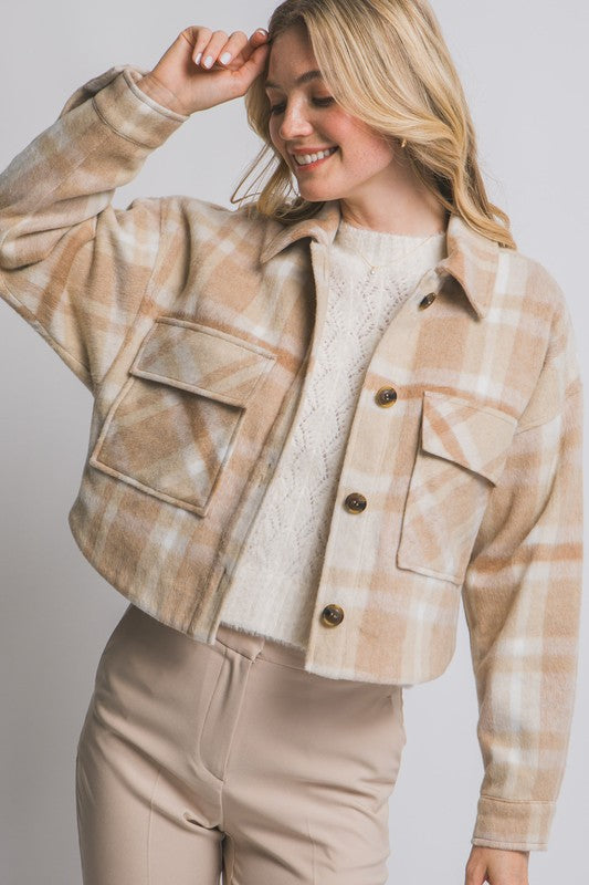 Jessie Cropped Shacket